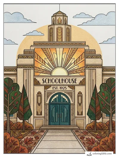 Colored example of this coloring page