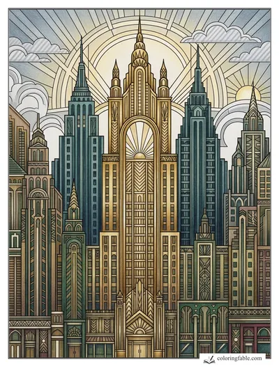 Colored example of this coloring page