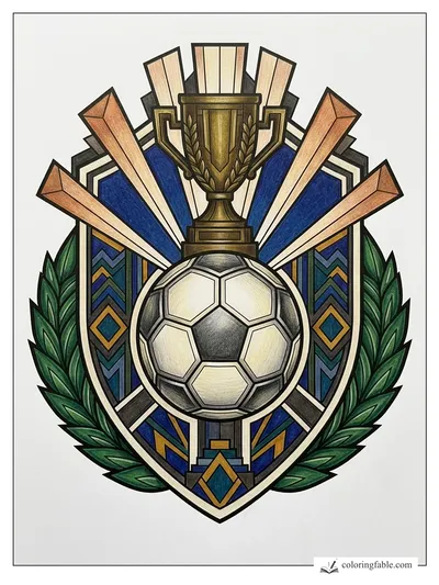 Colored example of this coloring page