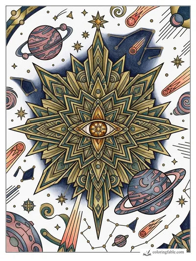 Colored example of this coloring page