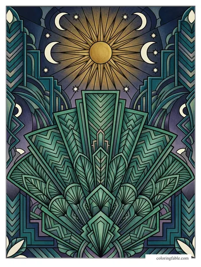 Colored example of this coloring page