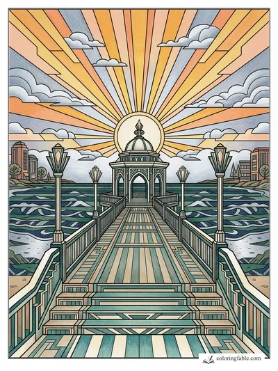 Colored example of this coloring page