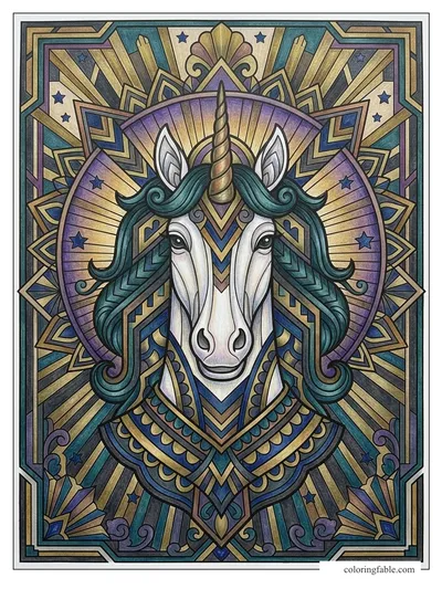 Colored example of this coloring page
