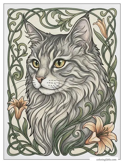 Colored example of this coloring page