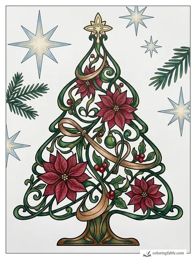 Colored example of this coloring page