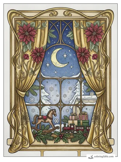 Colored example of this coloring page
