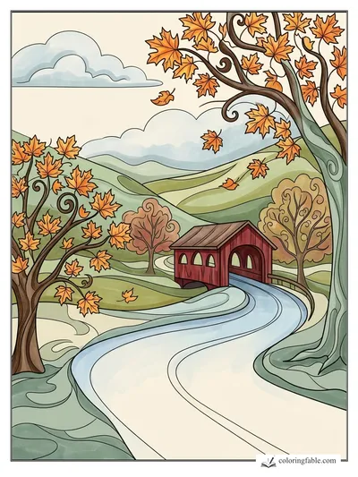 Colored example of this coloring page