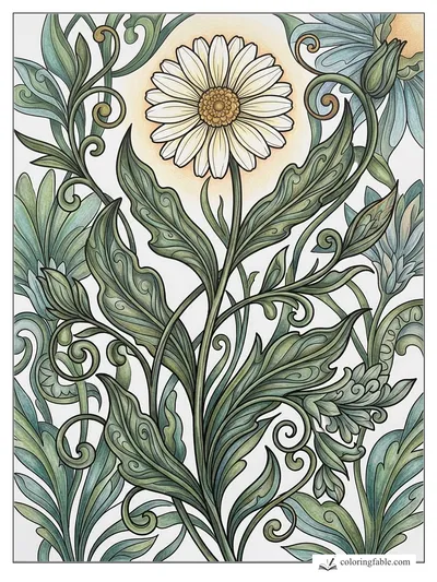 Colored example of this coloring page