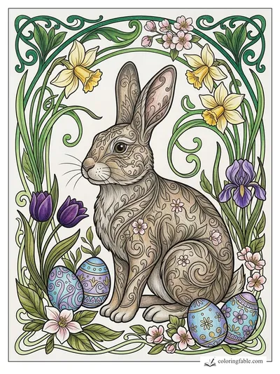 Colored example of this coloring page