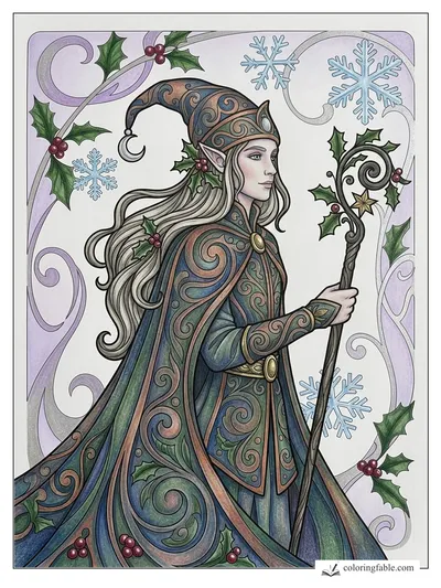 Colored example of this coloring page