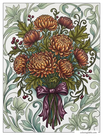 Colored example of this coloring page