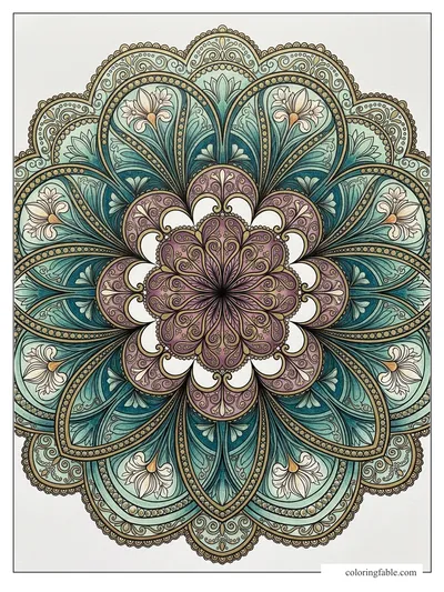 Colored example of this coloring page