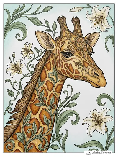 Colored example of this coloring page