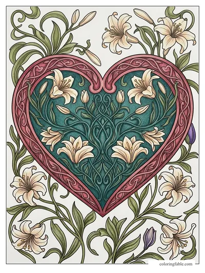 Colored example of this coloring page