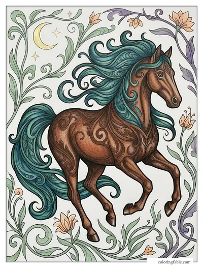 Colored example of this coloring page
