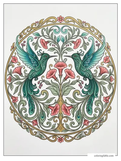 Colored example of this coloring page