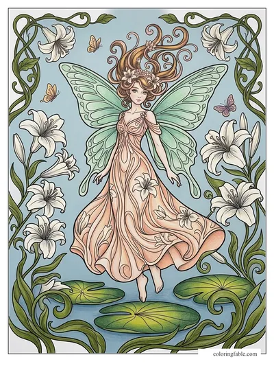 Colored example of this coloring page