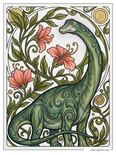 Colored example of this coloring page