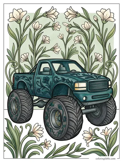 Colored example of this coloring page