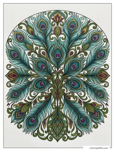 Colored example of this coloring page
