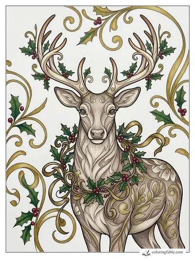 Colored example of this coloring page
