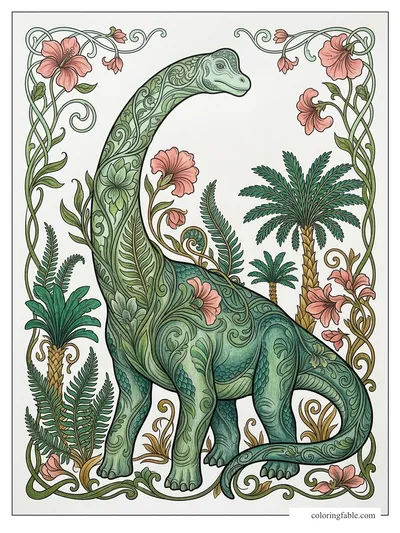 Colored example of this coloring page