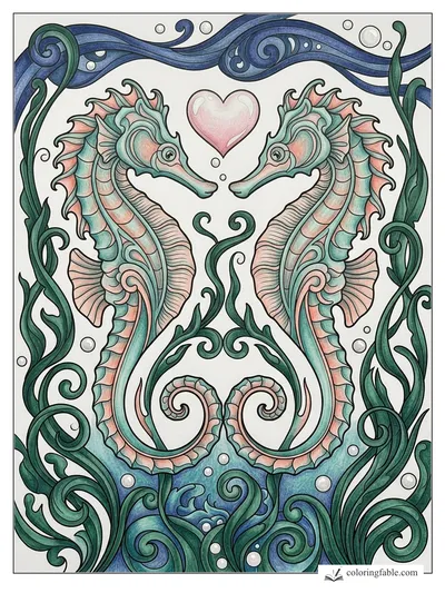 Colored example of this coloring page