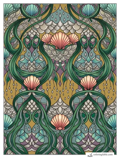 Colored example of this coloring page