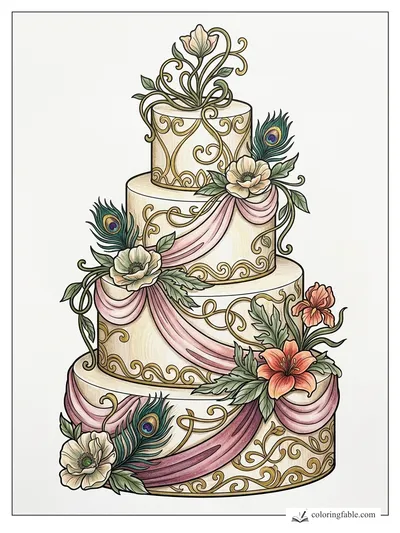 Colored example of this coloring page