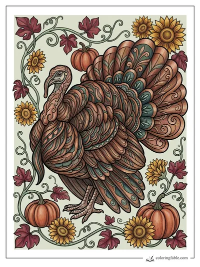 Colored example of this coloring page