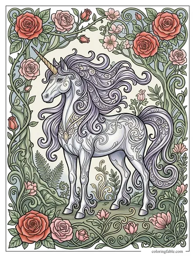 Colored example of this coloring page