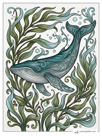 Colored example of this coloring page