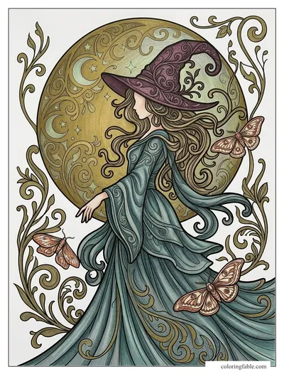 Colored example of this coloring page