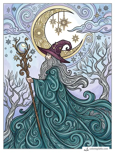Colored example of this coloring page