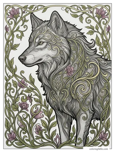 Colored example of this coloring page