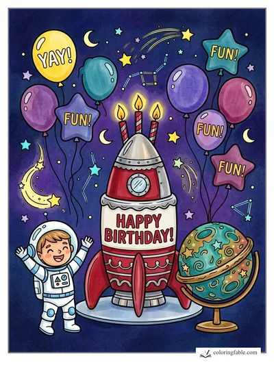 Colored example of this coloring page