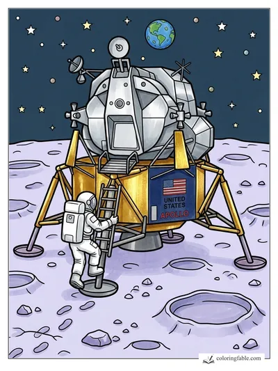 Colored example of this coloring page