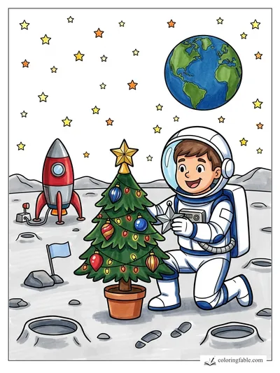 Colored example of this coloring page
