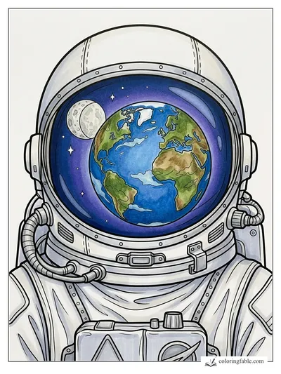 Colored example of this coloring page