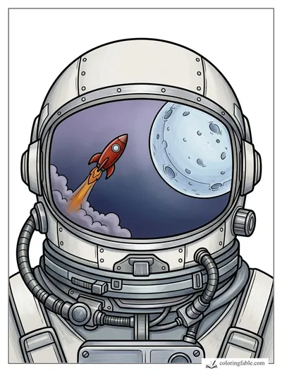 Colored example of this coloring page