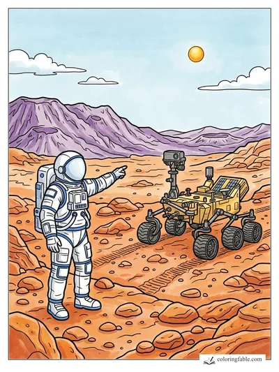 Colored example of this coloring page