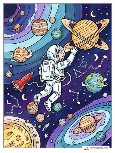 Colored example of this coloring page