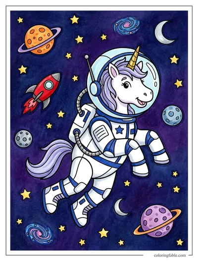 Colored example of this coloring page