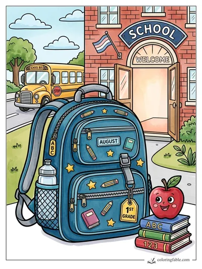 Colored example of this coloring page