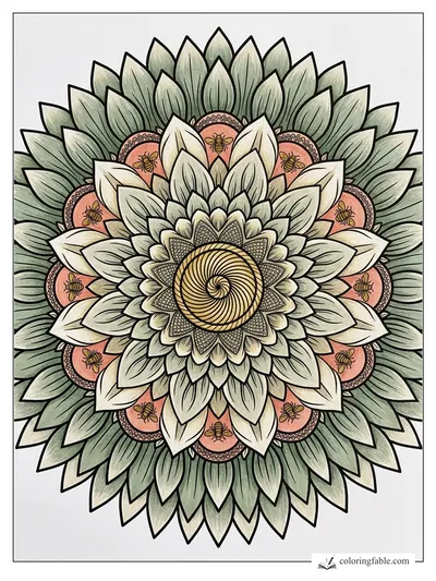 Colored example of this coloring page