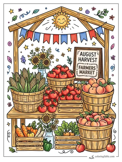 Colored example of this coloring page