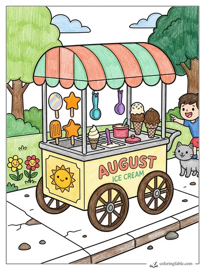 Colored example of this coloring page