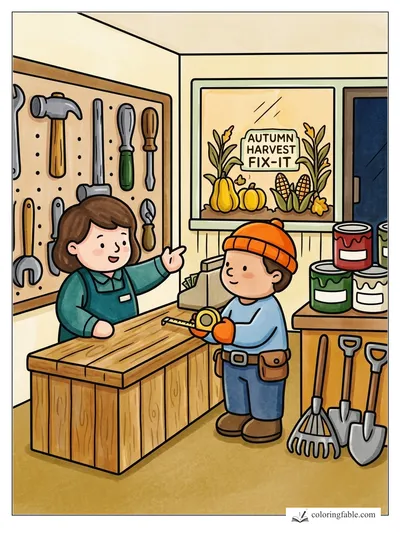 Colored example of this coloring page