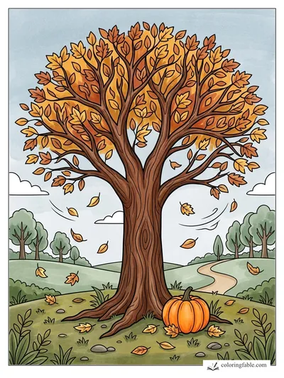 Colored example of this coloring page