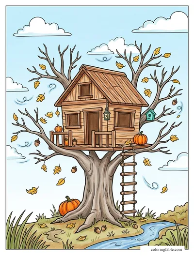 Colored example of this coloring page